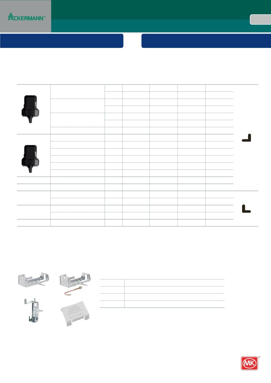 Mk Ackermann Catalogue Specification Guide