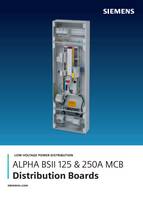 ALPHA BSII 125 & 250A MCB Distribution Boards