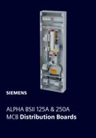 ALPHA BSII 125 & 250A MCB Distribution Boards