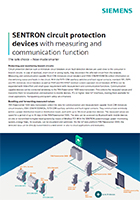 SENTRON circuit protection devices with measuring and communication function
