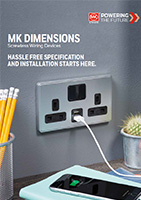 MK Dimensions - Screwless wiring devices