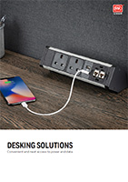 Desking solutions - Convenient and neat access to power and data