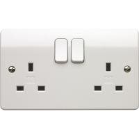 13A 2G DP SWITCH SOCKET OUTLET