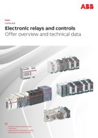 Electronic relays and controls - Offer overview and technical data