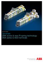 Terminals - SNK Screw & New PI Spring Tech, SNA Series & ADO Terminals