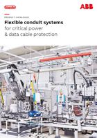 Flexible conduit systems for critical power & data cable protection