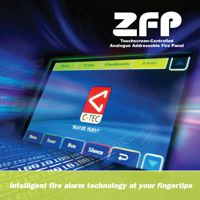 ZFP Touchscreen-Controlled Analogue Addressable Fire Panel