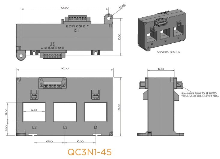 QC3N1-45-250/5