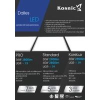Dalles LED (Kosnic Lighting France)