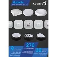 Hublots avec modules 2D LED (Kosnic Lighting France)