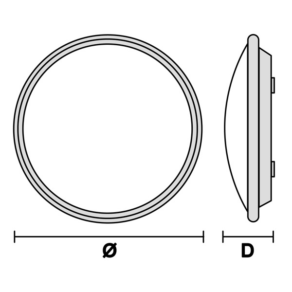 harmony 432mm emergency light