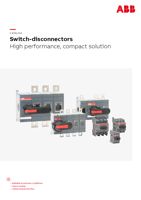 Switch-disconnectors: High performance, compact solution