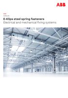 E-Klips steel spring fasteners - Electrical and mechanical fixing systems
