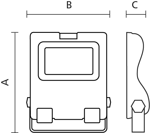 Lumineux Lighting Archived Products Bl 801 Wilton Hicourt Ii 60w 5000k Black 801 Optic