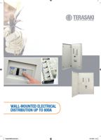Wall-Mounted Electrical Distribution Up To 800A